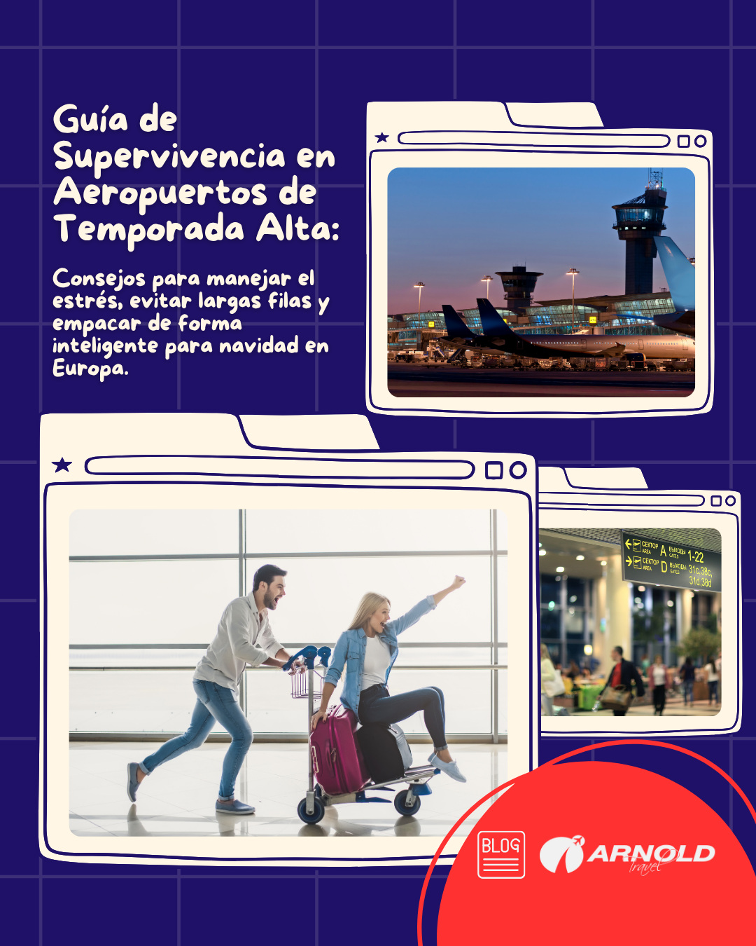 Guía de supervivencia en aeropuertos en temporada alta